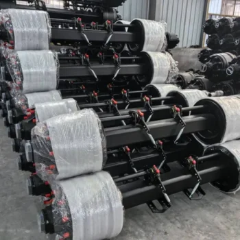 13-25 Ton German-Style Axles New Trailer Axle Manufacturing From Original Equipment Suppliers