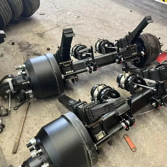 3 Axles German Tandem Mechanical Suspension Trailer Axle Suspension
