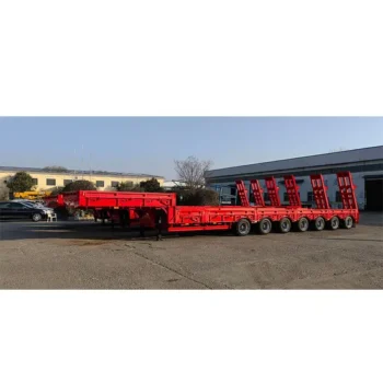 40FT 4-Axle Flatbed (50t) : Efficient, Heavy-Duty Container Transport.