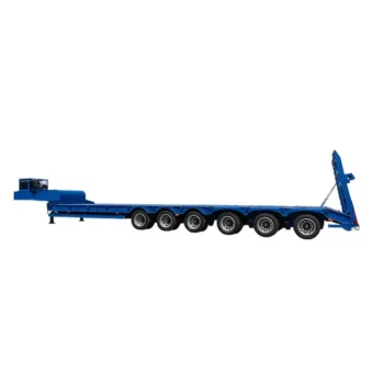 50-Ton 40FT Flatbed: 4 Axles, Perfect for Container Logistics.