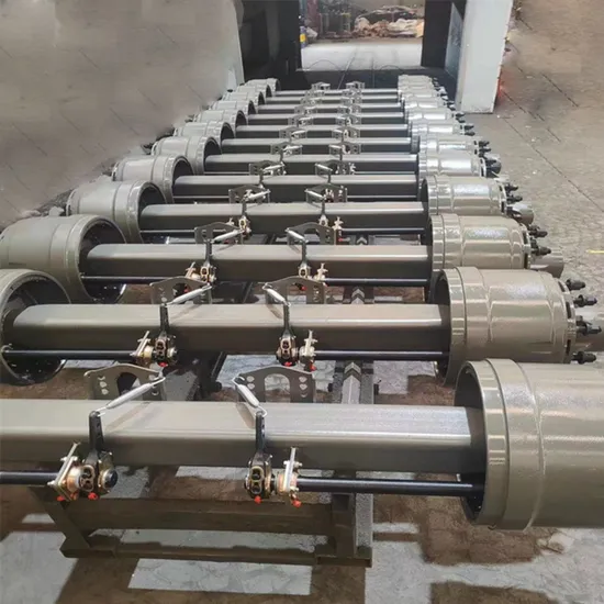 American/German Type Brake Rear Axle Trailer Axle Europe Trailer Parts for Heavy Duty Truck