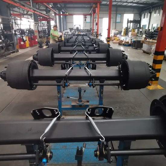 American-German-Type-Heavy-Duty-Truck-Semi-Trailer-Russian-Market-Axle-Beam127mm-150mm-L1-Axle-Parts