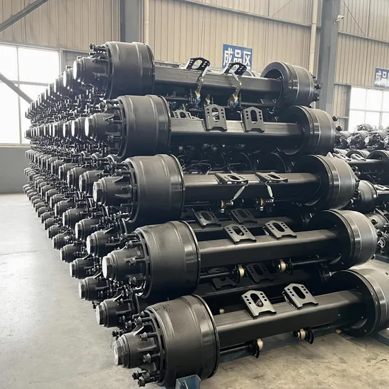 American-Type-127-Axle-Tube-16t-Trailer-Axle-Used-for-Semi-Trailers