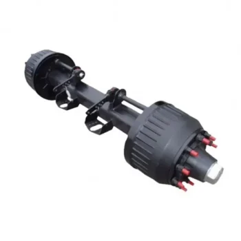 China Trailer Parts Manufacture 12ton German Type Axle for Semi-Trailer