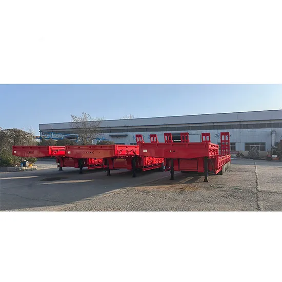 Factory-Delivered-Lowboy-Blue-Body-with-Premium-Texture-Appearance-Heavy-Duty-Lowboy-Trailer