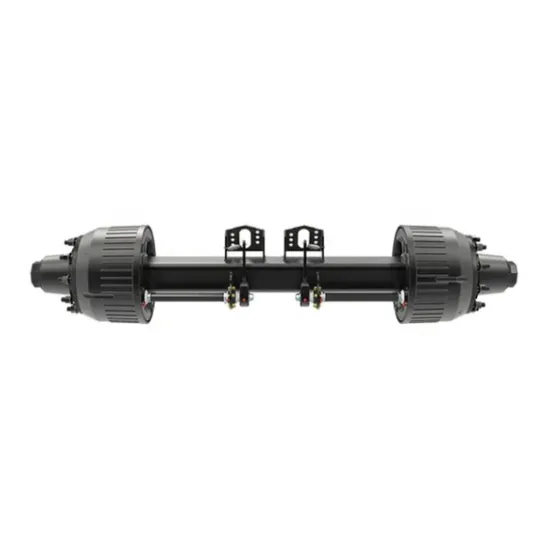 German-Technology-13-Ton-Heavy-Duty-Hydraulic-Steering-Axle-Assembly-New-Auto-Part-for-Semi-Trailer-Axles
