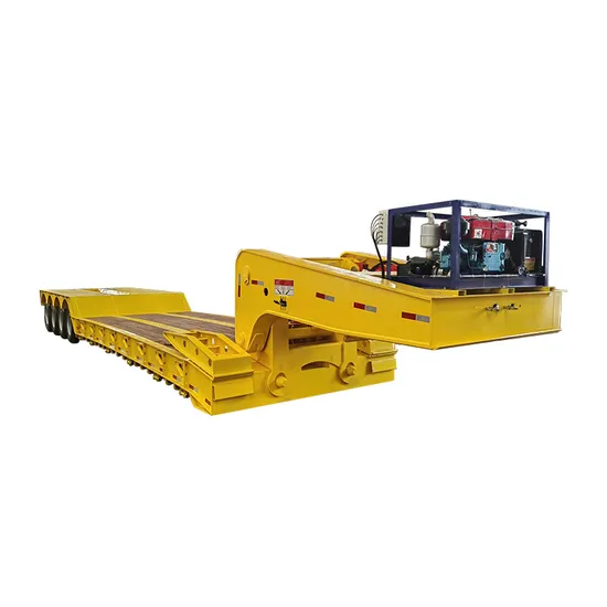 Heavy-Duty-Lowboy-Trailer-Semi-Trailer-8-to-100-Ton-Load-Capacity-Hydraulic-Lowbed-Trailer-with-5mm-Diamond-Steel-Plate-Bottom-Platform