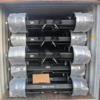 High Quality German BPW Type 14t 16t Trailer Rear Axle From Axles Manufacturer