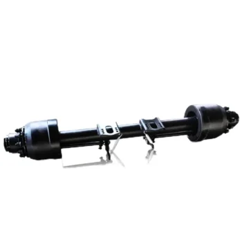 High Quality German Suspension Semi-Trailer Axle New Condition Steel and Rubber Parts American Type Welding