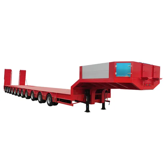 Horsepower-Low-Bed-Semi-Trailer-High-Capacity-Lowboy-Trailer-Special-for-Generator-Set-Transportation
