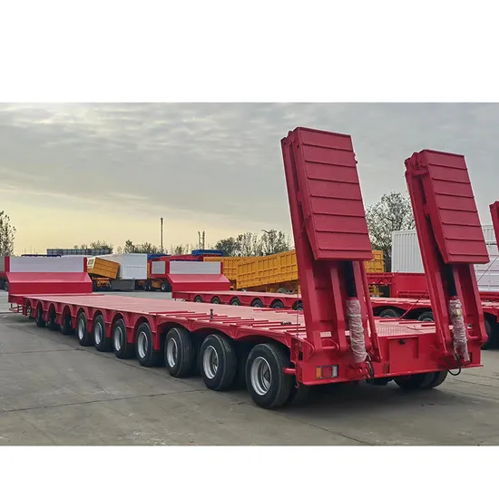Hydraulic-Ramp-Lowboy-One-Button-Operation-Saves-Labor-Lowboy-Low-Bed-Trailer-Truck