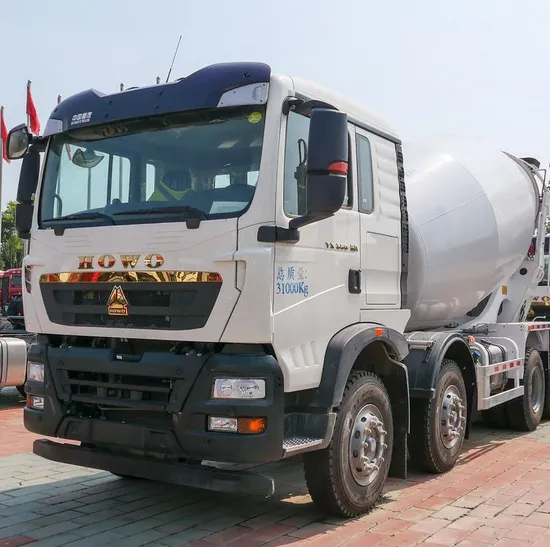 Low Mileage 375HP 28t Side Fence 10 Wheeler Mixer Truck Rear Camera